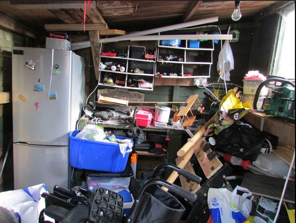 CLEANING THE GARAGE